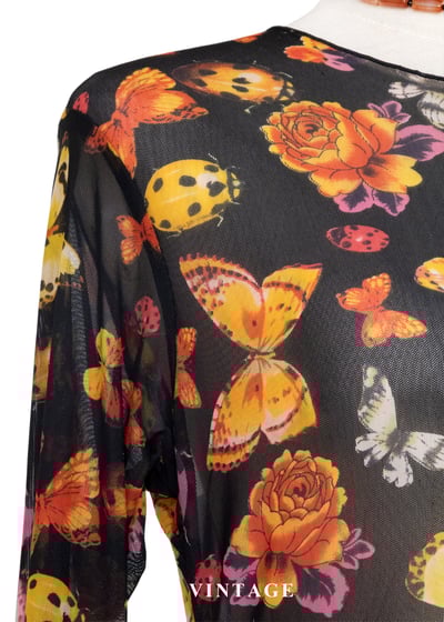 Butterflies After Midnight 透膚網紗洋裝5