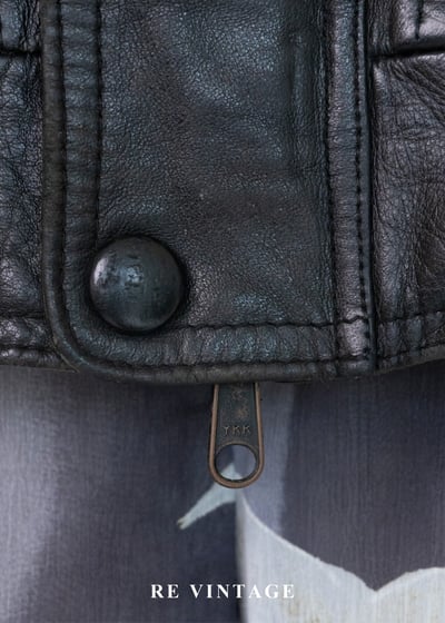 逆風黑行重工細節皮革外套6