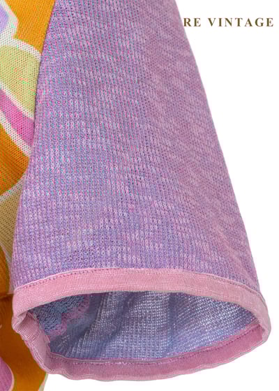 Peach Soda 果汁花樣拼接上衣7