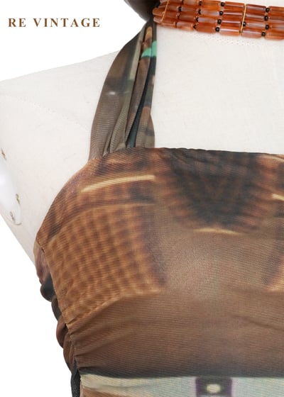 城市幻燈片繞頸長版背心5