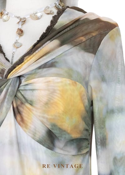 模糊邊界迷幻渲染扭結洋裝5