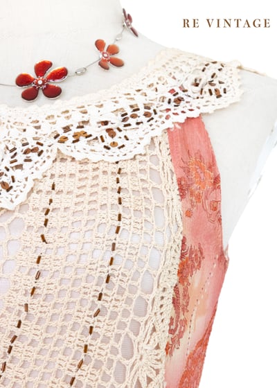 橘粉紅 Bohemian 甜心洋裝7