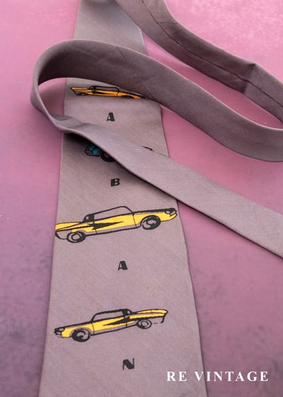 公路旅行懷舊時光領帶7