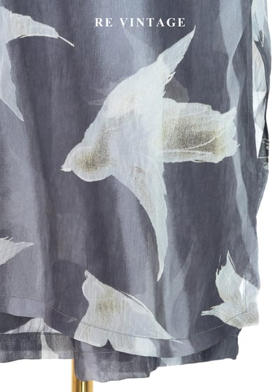 套裝上衣 - 煙雨霧色裡的飛鳥上衣11