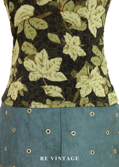 小紅點葉影謎語高領背心3