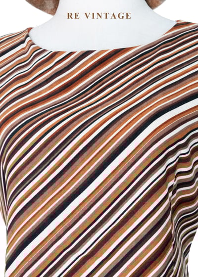 焦糖可可斜紋修身洋裝3