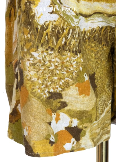 芥末黃河邊風景短褲（24-28"）9