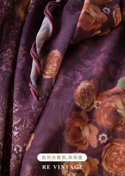 Rose Dust 茶玫瑰浪漫透膚洋裝17