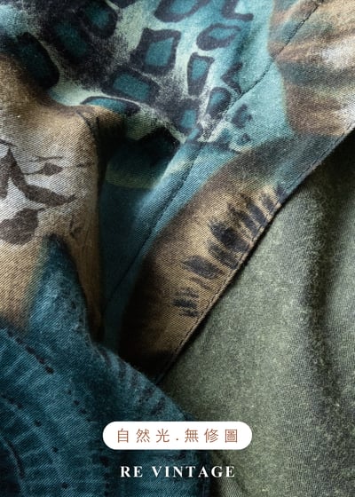 森林中的密談 - 藝術拼接衫落肩上衣15