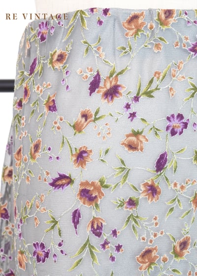 Spring Garden 淺灰網紗長裙（26-30"）6