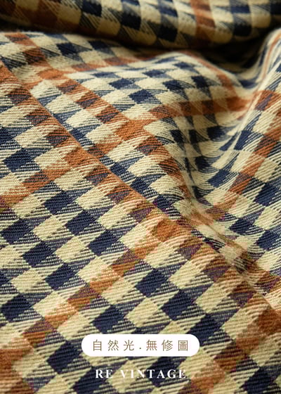 紳士偵探千鳥格高腰寬版長褲（24"）12