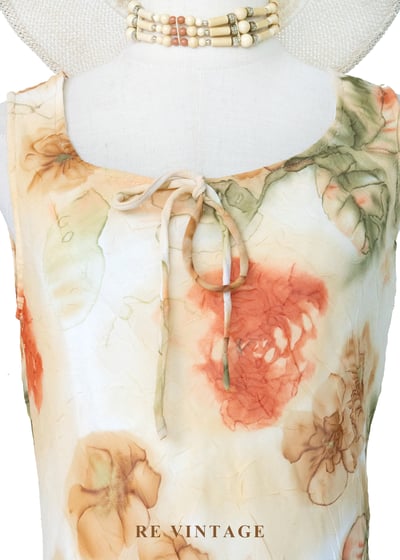 陽光午後大花圖騰少女洋裝5