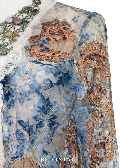 維多利亞繁花蕾絲邊罩衫5