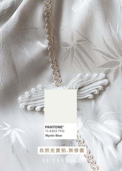 淺灰白月下竹影優雅背心12