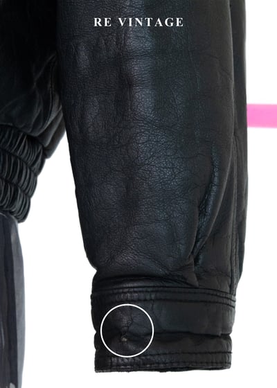 逆風黑行重工細節皮革外套23