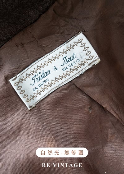 大地色拼接方格毛呢長版外套20