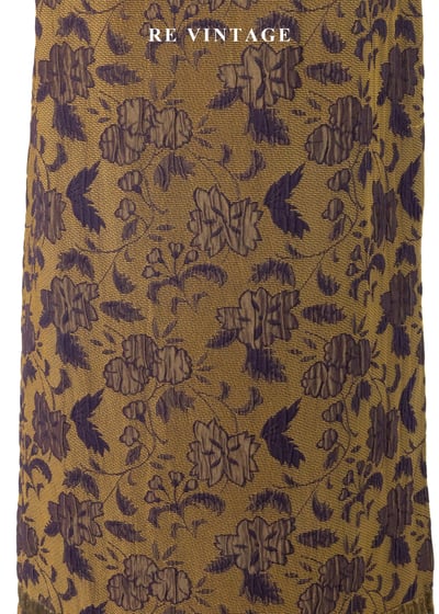 秋日神諭緹花拼接長裙（28"）6