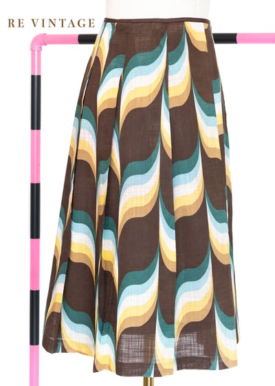 日本製- 香蕉巧克力塔及膝裙（26"）5