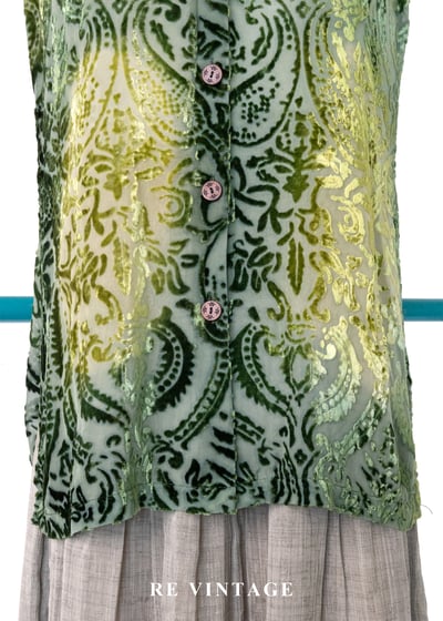 古典異國燒絨圖騰背心4