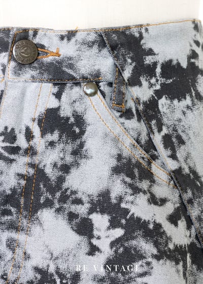 灰黑色暈染牛仔裙裙（27"）7