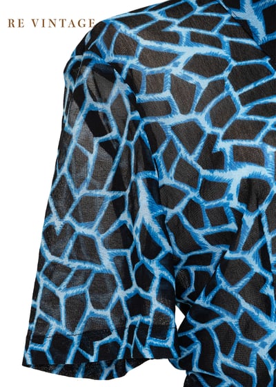 視覺靈魂長頸鹿紋透膚上衣5