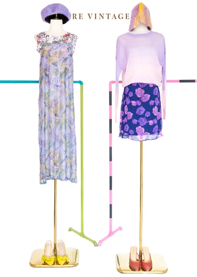 藍莓花香果醬短裙（22"-25.5"）2