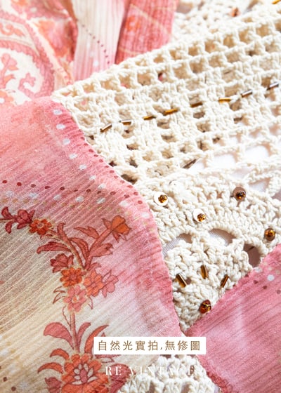 橘粉紅 Bohemian 甜心洋裝16