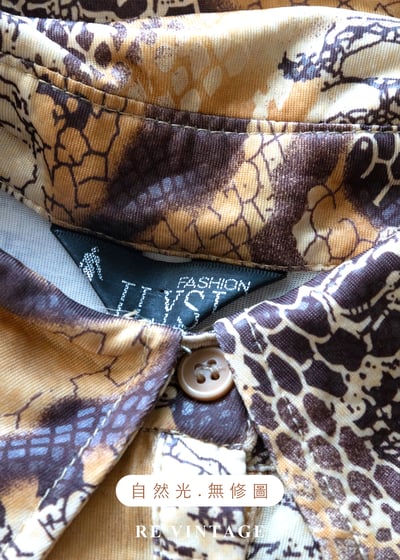 冷豔危險感蟒蛇紋上衣13