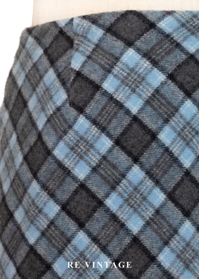 Blue Haze 藍霧格影毛呢短裙（26"）5