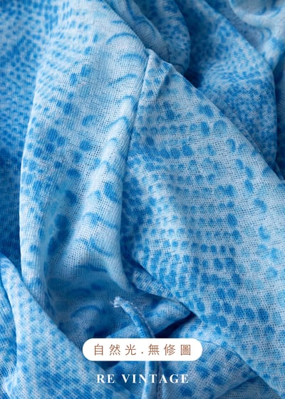 水仙藍蛇紋罩衫上衣11