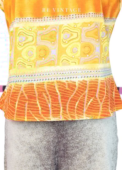 亮橘色變形蟲蟲短袖上衣4
