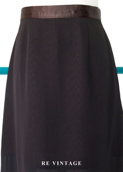 必備單品 - 黑咖啡棕雙層雪紡長裙（26"）3