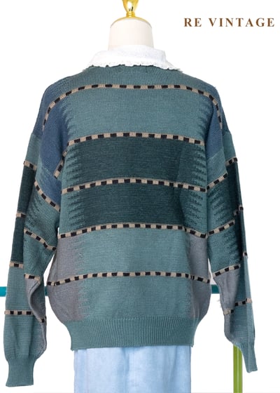 Oceanic Clam 漸層海流針織毛衣10