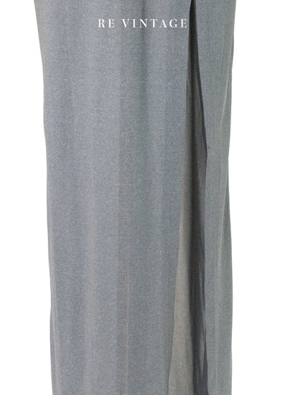 必備單品 - 煙灰色辣辣美腿高衩長裙（24-28"）4