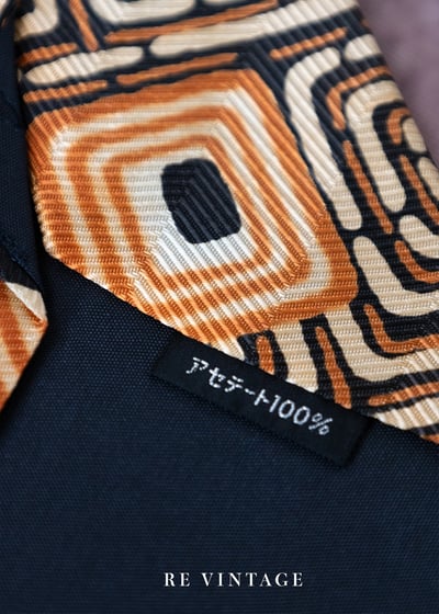 Orange Infinite Square 美領帶5