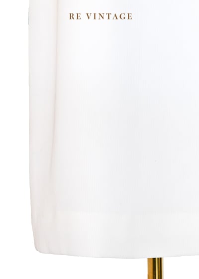 氣質單品 - 領口設計線條純白小洋裝11