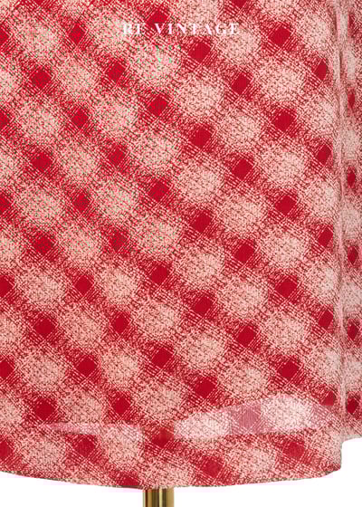 Scarlet checks 暖紅格調短裙 (27")7