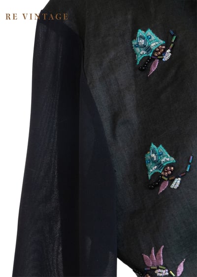 夜幕蝶園質感襯衫11