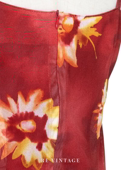 烈日向日葵細肩帶洋裝10