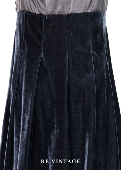 緞面大蝴蝶結絨布泡泡迷你洋裝10