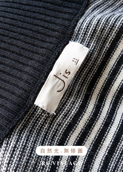 Sporty撞色黑格紋針織外套11