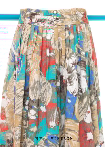 小畫家筆刷黃花紅花夏日裙裙3