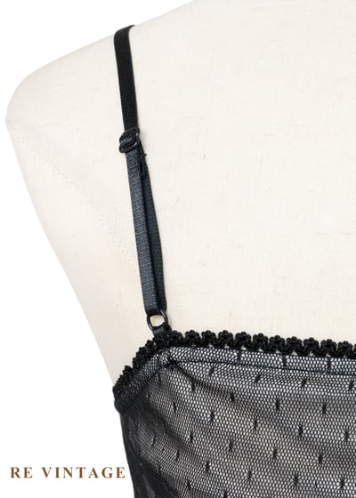 惡女羅曼史波點蕾絲細肩帶背心10