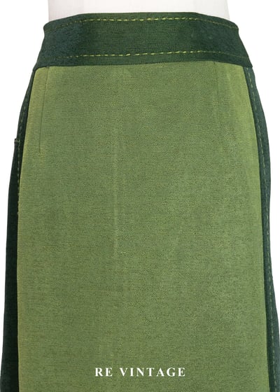 套裝裙子 -森之呼吸 。雙色拼接短裙（26"）3