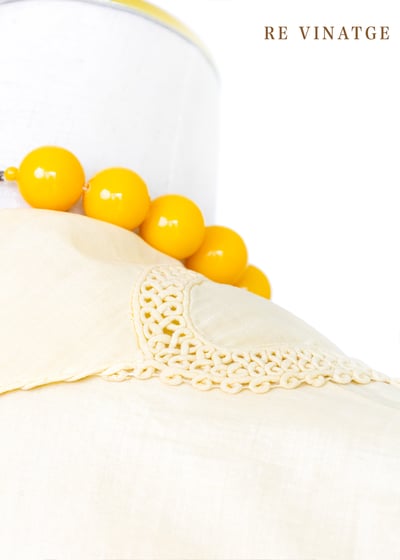 『紐約寶物』奶油黃漂亮領子棉質上衣9