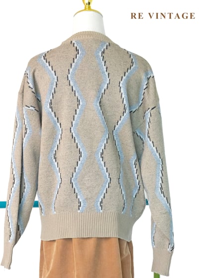 荒漠預言家 - 塔羅星相刺繡圖騰針織毛衣9