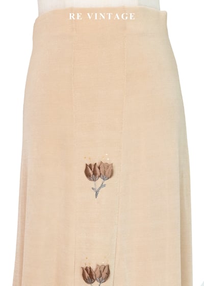 立體鬱金香大地色長裙（24-26"）3