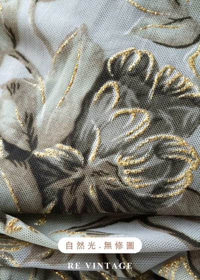 套裝裙子 - 金色午後的華麗金線勾勒花卉裙（26-29"）14