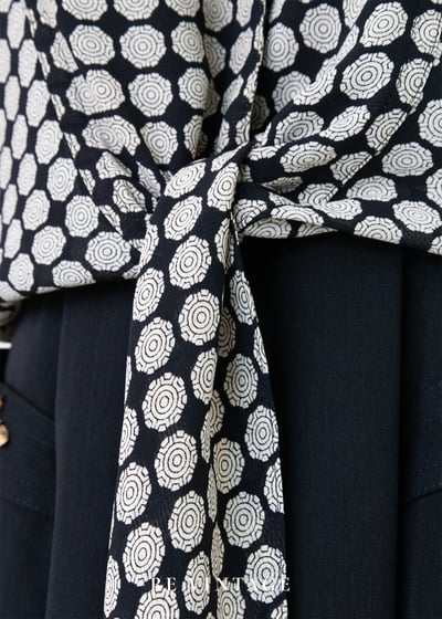 蜂巢旋影圖騰綁帶上衣12