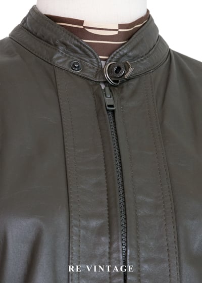 末日荒遠的率性皮革外套11